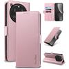 Yunubeyii Cover Libro per Xiaomi 15 Ultra,Rosa | Blocco RFID,Luxury PU Pelle,Portafoglio,Card Holder,Magnetic Phone Custodia,Kickstand,Protettiva,Antiurto