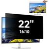 Mamol Filtro Privacy 22 pollici 16:10, Filtri Schermo per Computer Portatile | Rimovibile, Filtro per la Privacy, Anti-Spia, Anti-Luce Blu, Protezione per lo Schermo del PC