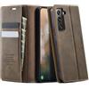 CaseMe Cover per Samsung Galaxy S22 5G Custodia a Libro Pelle Premium RFID Protezione Portafoglio Magnetica Porta Carte Supporto Flip Case per Samsung Galaxy S22 5G 6.1'' - Marrone