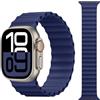 CeMiKa Cinturino Sportivo Ocean Solo Loop Compatibile per Cinturino Apple Watch 49mm 46mm 45mm 44mm 42mm, Cinturino in Silicone Progettato per iWatch Ultra 2 Ultra Serie 10 9 8 7 6 5 4 3 2 1, Blu