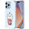 SEAHAI Cover per OPPO A5 Pro 5G/4G, Custodia Protettiva Ultra Sottile ed Elegante in Silicone TPU Trasparente, Bello Fiori Colorful Cover Antiurto Case - Gattino