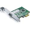 10Gtek® 10/100/1000Mbps Gigabit Network Card (NIC) mit Intel 1210AS Chip | Ethernet Converged PCI Express Network Adapter | Single SFP Port | PCI Express 2.1 X1