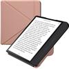 kwmobile Custodia Pieghevole Origami Compatibile con Kobo Forma Cover - Cover Magnetica Pelle PU eReader con Stand - oro rosa