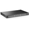 YuLinca Switch Gigabit Poe a 48 Porte con 2 SFP Gigabit, IEEE802.3af/at Max 800W, Switch Non gestito su Rack