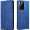 OKZone Cover per Samsung Galaxy Note 20 Ultra, Custodia Flip Pelle Portafoglio Magnetica Libro [Slot Schede], Silicone TPU Bumper Wallet Supporto Cover, Antiurto [Kickstand] (Blu)