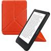 kwmobile Custodia Pieghevole Compatibile con Kobo Clara BW/Colour Cover - Cover Magnetica Pelle PU eReader con Stand - arancione