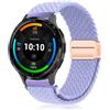 PaceBid 22mm Nylon Cinturino per Garmin Venu 4 45mm/Venu 3/2/Forerunner 265 | per Forerunner 255/255 Music,Amazfit Balance 3/2/Bip 6/5/Bip Max/GTR 4/3,Intrecciato Magnetico Elastico Cinturini, Lavanda
