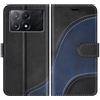 BoxTii Cover per Xiaomi Poco X6 PRO 5G, Custodia in PU Pelle Portafoglio, Magnetica Flip Cover a Libro con Slot per Schede per Xiaomi Poco X6 PRO 5G, Nero