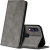 ZONNAVI Cover per Samsung Galaxy A40, Flip Custodia Pelle PU con [Slot Cart] [Supporto Stand] [Magnetica], Cover a Libro Portafoglio per Samsung Galaxy A40 (Grigio)