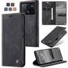 Cracedily Cover per Xiaomi Poco X6 Pro 5G Case, Custodia Cover Pelle Premium Portafoglio con Porta Carte Magnetica Supporto Protezione Flip Case Custodia per X6 Pro 5G, Nero
