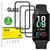 X-Dision Compatibile con Amazfit Band 7 Pellicola Protettiva,3 Pezzi [Copertura Completa 3D] Pellicola Protettiva in TPU Flessibile HD Senza Bolle [Non in Vetro],Anti-Olio/Anti-graffio