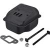 Cancanle Silenziatore e bulloni con Guarnizione per STIHL MS250 025 021 MS210 023 MS230 Numero di Parte della Motosega: 1123140 0608