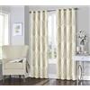Eclipse Caprese 52 x 84 Insulated Darkening Single Panel Grommet Top Window Treatment Living Room, 52x84, Ivory