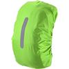 PATIKIL 75-85L Impermeabile Zaino Pioggia Copertura, Antiscivolo Zaino Copertura con Verticale Riflettente Tracolla Resta Asciutto per Escursionismo, Campeggio, Caccia, XXL, Prato Verde