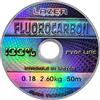 LAZER LINE Filo da Pesca Trasparente Fluorocarbon 50m DIA 0,18mm Test 2,6kg - Lenza da Pesca Trota Lago Carpa Luccio - Lenze Spinning per Aqua Dolce e Salata - Method Feeder Kit - Fishing Accessories