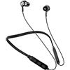 Asudaro Auricolari Bluetooth, Cuffie sportive Bluetooth 5.0 Auricolari wireless bluetooth impermeabile Auricolari magnetici con microfono Cuffie Bluetooth sportivo da collo per Jogging/Outdoor/Ufficio