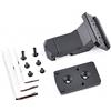AWETHE Tactical QD Offset 45 Gradi Angolato Side Scope Mount Base Universale T1/T2/RMR Side Stand Base 20 Millimetri Weaver Picatinny Rail Riser Mount