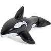 BESTWAY - Orca Gigante - Gonfiabile - 41009N - Nero - Vinile - 203 cm x 102 cm - Giocattolo per Bambini e Adulti - Gioco all'aperto - Piscina - Cavalcabile - Maniglia - XXL - A partire dai 3 anni