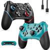 Etpark 2 Pack Controller per Switch, Bluetooth Gamepad per Switch/Switch 2/Lite/OLED, Pro Controller con Hall Joystick, Wake up, Vibrazione, Turbo, 6-Axis Gyro, Pulsante Programmabile