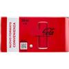 MENDOSA Confezione per Coca-Cola ZERO lattina sleek da 10 lattine da 330 ml