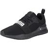 PUMA Unisex Kids Wired Run Ps Scarpe da ginnastica, Puma Black Puma White, 30 EU