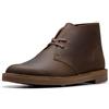 Clarks Shepton, Scarpe Chukka Uomo, Marrone Scuro Lea, 43 EU