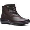 Clarks Cora Derby, Stivali alla Moda Donna, Marrone Scuro, 37 EU