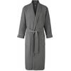 THE SAVILE ROW COMPANY LONDON Accappatoio da uomo in morbido cotone a nido d'ape, grigio antracite, XXL