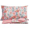Bassetti Completo Letto Matrimoniale 100% Cotone - Set Lenzuola (1 Lenzuolo Sopra 240x280; 1 Lenzuolo Sotto Con Angoli 175x200; 4 Federe 50x80 cm) VARIANTE: Seventy Five R1