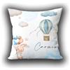 Generico Coniglietto Cuscino Personalizzato con nome bimbo Idea Regalo Natale Compleanno Mongolfiera Bambini Bambina Festa Originale Collezione Decorazioni Casa Divano Letto Colorato Stampa Personalizzata