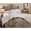IlGruppone Piumino invernale in Piuma d'Oca 90/10 Double Face piumone caldo trapuntato trapunta 300 gr/mq Inverno - (Beige/Tortora, Singolo)