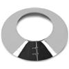 Oskar Colletto antipioggia in acciaio inox I Accessori per canna fumaria I Per canne diametro 180 mm I Protezione pertugio del tetto I Isolamento a doppia parete ottimale I Per ø interno130 mm I Oskar