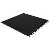 Ezooza Set da 10 Piastrelle in Plastica Flessibili Drenanti 55,5 x 55,5 cm da Esterno Giardino 3,08 m2 colore: Nero