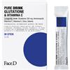 FaceD Integratori Pure Drink Glutatione & Vitamina C - Longevity Drink ml30 x 15 - Integratore Corpo e Detox