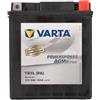VARTA Batteria moto 6 Ah / 100 A - 130 mm Powersports Active AGM, lunga durata, precaricata, senza manutenzione, adatta per moto, scooter, quad, moto e motoslitte, nero