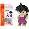 nanoblock Bandai NBDB008 Nanoblock Figurina Dragon Ball Z, Son Gohan, Mini Figurina 110 Pezzi, Gioco di Costruzione Figurina Modello, Kit Costruzione Giocattolo Bambino 12 Anni e + Adolescenti Adulti