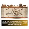 Leica 100 anni edizione limitata modello puzzle 3D in legno Leica Camera Vint...