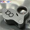 Leica Magnifier Silver Chrome 100th Anniversary Loupe Limited da collezione 9...