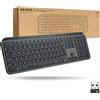 ‎Logitech Logitech MX Keys Wireless Illuminated Keyboard for Business, Quiet Perfect-Strok