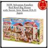 EPOCH NUOVO Sylvanian Families tetto rosso grande casa con mansarda segreta HA-51 G...