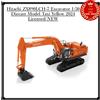 Modelli in scala TMC Escavatore Hitachi ZX890LCH-7 1:50 pressofuso modello taxi giallo 2024 con li...