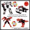 Takara Tomy Transformers Action Figure WKS-02 Megatron & Captain Volga Wild King Set Nuov...