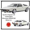 Kyosho Originale 1/18 Lamborghini Silhouette KSR18513W Auto Bianca Nuova Giap...