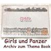 Archivio ragazze e carri armati sul tema Art Book Reissued Edition Anime JAPA...