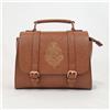 Flapper Harry Potter × Flapper Hogwarts Logo Mini Borsa a tracolla Marrone 3 Vie Giap...
