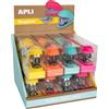 Apli APPRI Fluor Collection Strastor Expositor - Taglia 63mm - 16 unità in 4 colori i