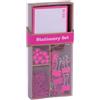 Apli Set di raccolta di fluor di APPI Rosa - 25 pin, 80 clip di 28 mm, 20 pinzette pi