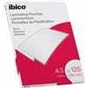 Ibico Gloss A3 250 Micras Carteras de Plastificar - Acabado Cristalino de Alto B