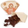 EDESIA ESPRESS - 100 filtri caffè americano in carta non sbiancata - forma a cono - misura 4