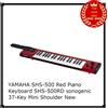 Yamaha SHS-500 Red Piano Keyboard SHS-500RD sonogenica 37 tasti mini spalla...